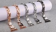 Wearlizer Bling Diamond Apple Watch Bracelet Bands for Women