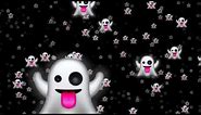 Free 4K Download 🔗 in Description 👻 Ghost Emoji Motion Graphic Background