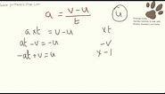 Rearranging Equations for GCSE Physics