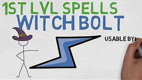 1st Level Spell #74: Witch Bolt (5E)