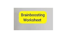 Brainboosting worksheet for kids. #specialeducationwithdivya #sightwordskindergarten #braingymforkids #specialneeds #specialeducation #braingymexercise | Special education with Divya
