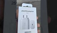 Unboxing Samsung Original 25W, Type-C Fast Charger