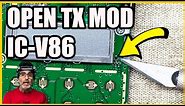Open Transmit [TX] MOD On ICOM IC-V86 (Test at the END!)