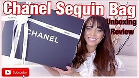 CHANEL UNBOXING / REVIEW CHANEL SEQUIN BAG