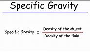 Specific Gravity