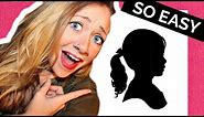 DIY EASY SILHOUETTE ARTWORK | How to Draw Silhouette The EASY WAY! Laci Jane