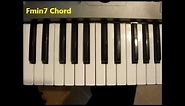 How To Play Fmin7 Chord (Fm7, F Minor Seven) On Piano & Keyboard