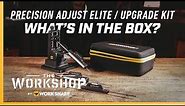 Work Sharp Precision Adjust, the Upgrade Kit, and the ELITE Bundle. What's the difference?