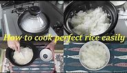 How to cook perfect rice easily