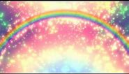 4K Happy Children Rainbow Flares Rain 2160p Moving Background