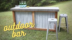 How to Build an Outdoor Bar