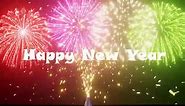 Chinese New Year 2024 Fireworks | New Year 2024 GIF Animation