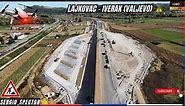 Izgradnja brze saobraćajnice Lajkovac - Iverak - Valjevo, dron video #construction #highway