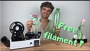 PET-Machine, make Your own 3D printer filament from plastic bottles at home (DIY!)
