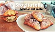 Homemade Sfogliatella - So many layers!! Lobster tail pastry.