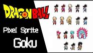 Dragon Ball Pixel Sprite-Goku Collection[Pixel Art]