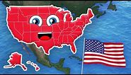 The 50 States Song - 50 States and Capitols of the United States of America Song