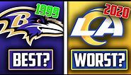 The 5 BEST NFL Logo Changes...And The 5 Absolute WORST Of All-Time