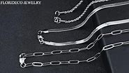 3Pcs Stainless Steel Chain Necklaces For Women Men