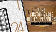 IT’S HERE! 🥳 the BEST most customizable 2024 Digital planners! All in one 2024 digital planners.