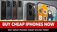 Buy cheap iPhones and other phones online today