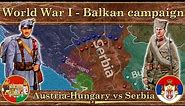 World War I - Balkan campaign. ⚔️ Austria-Hungary vs Serbia