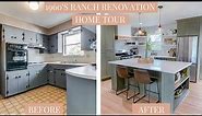 1960's Ranch Renovation - Midcentury Modern Farmhouse Mix Home Tour