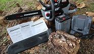 POWERWORKS 60V Brushless 16-inch Chainsaw, 2.5Ah Battery and Charger Included