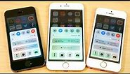 iPhone 5S vs iPhone 6 vs iPhone SE iOS 10.3.2