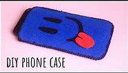 How To Make Phone Case / Cover | Felt Mobile Phone Case DIY