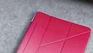 2023 stylish iPad case with foldable stand red #ipad #ipadcase #fyp #foryou | Liau Alex