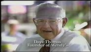 Wendy's Spicy Chicken Sandwich 1998 Commercial Dave Thomas