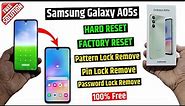 Samsung A05s Factory Reset & Remove All Type Screen Lock | Samsung Galaxy A05s ka lock kaise tode