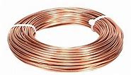 99.9% Soft Copper Wire, 8 Gauge/ 3.25 mm Diameter, 19.5 Feet / 6m, 1 Pound Spool Pure Copper Wire, Jewelry Making Wire Craft Wire