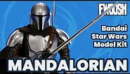 Bandai Star Wars Mandalorian Silver Coating 1:12 Scale Model Kit Build and Overview