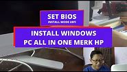 Cara Set BIOS PC All IN ONE Merk HP Dengan Usb Flashdisk