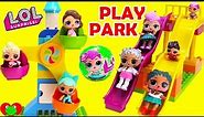 LOL Surprise Dolls and Princess Visit Ice Cream Play Park