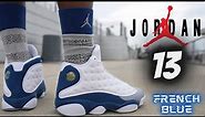 JORDAN 13 FRENCH BLUE DETAILED REVIEW & ON FEET W LACE SWAP!!