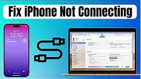 How to Fix iPhone Not Connecting with PC via USB Cable in iOS 16