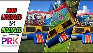 All About Licensed An Unlicensed Bounce House Banners