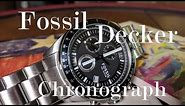 Fossil Decker Chronograph : First Look at Fossil
