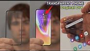 how to make a transparent display at home | DIY Transparent Screen | transparent phone
