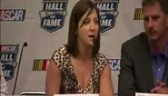 Earnhardt family at NASCAR Hall of Fame induction ceremony