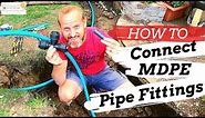 HOW TO CONNECT MDPE FITTINGS (Join MDPE Water pipes)