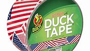 Duck Brand 1.88 in. x 10 yd. Multicolor US Flag Printed Duct Tape