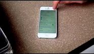 How to turn on / off the battery percentage on an iPhone 4 4S 5 5c 5S iPad. Ios7