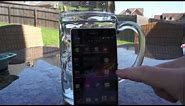 Sony Xperia Z Water Proof Test