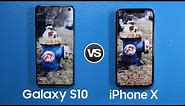 Samsung Galaxy S10 vs iPhone X Camera Test Comparison!