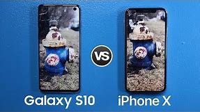 Samsung Galaxy S10 vs iPhone X Camera Test Comparison!