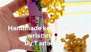Handmade keychains wristlet By Tsnak https://tsnak.com/ | Dew Moua